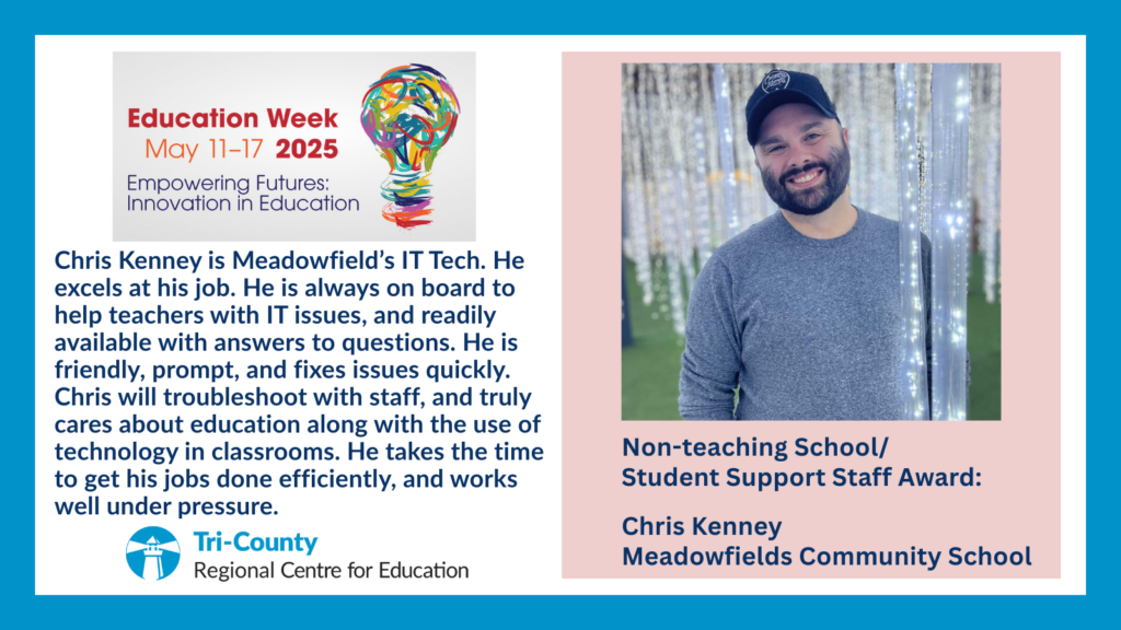 Non teaching support staff
Chris Kenney