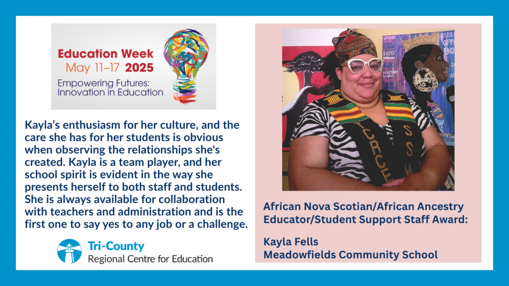 African NS Student Support Award
Kayla Fells