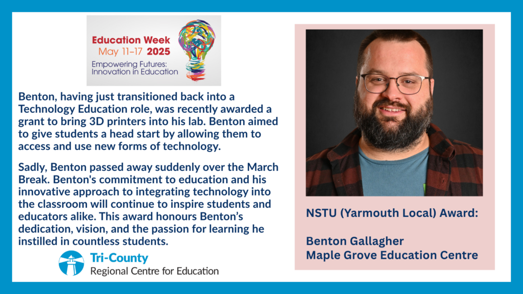 NSTU Yarmouth Local
Benton Gallagher